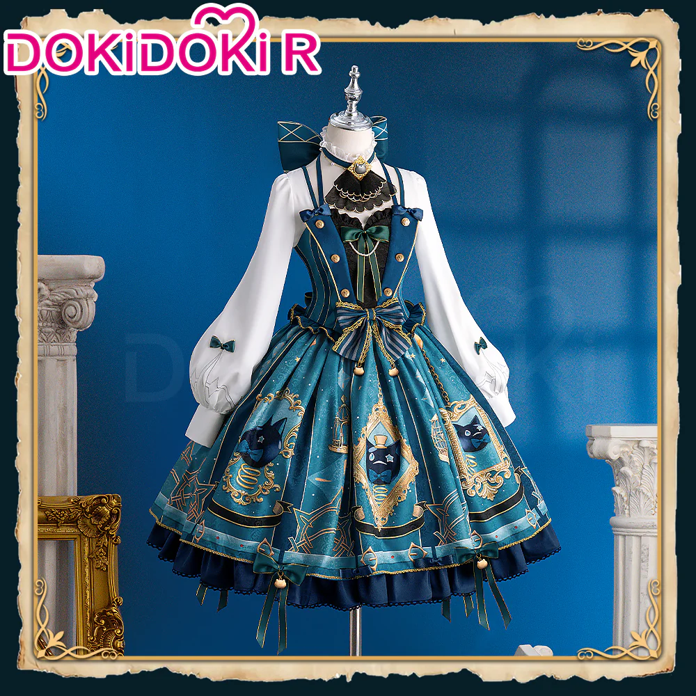 【Partially Ready For Ship】【Size S-2XL】DokiDoki-R Game Genshin Impact Cosplay Lynette Costume Seoul Cafe Collab - Image 2