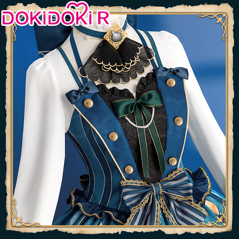 【Partially Ready For Ship】【Size S-2XL】DokiDoki-R Game Genshin Impact Cosplay Lynette Costume Seoul Cafe Collab - Image 3