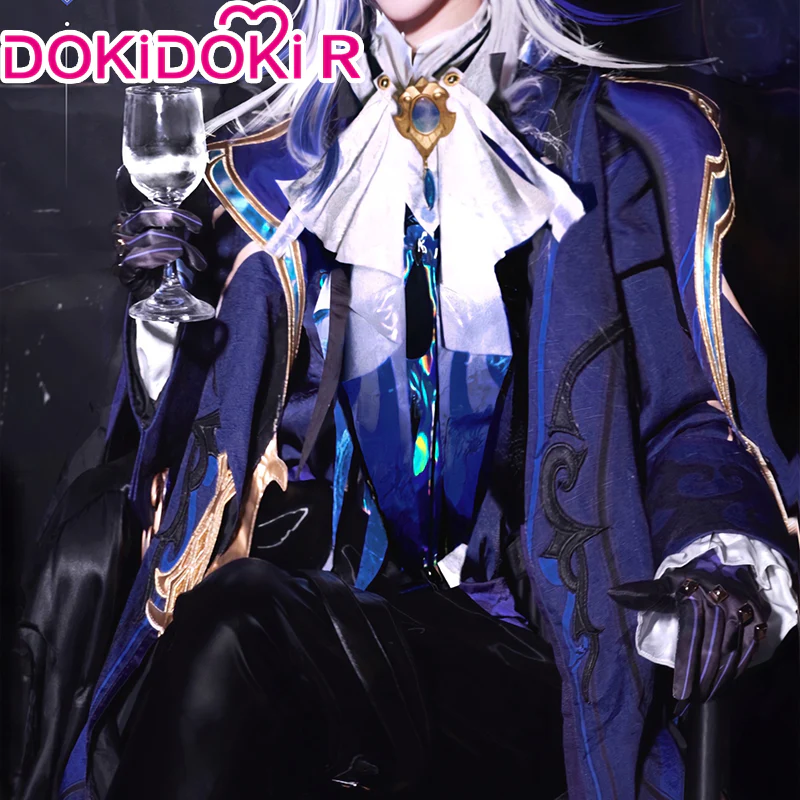 【In Stock】【Size S-2XL】DokiDoki-R Game Genshin Impact Cosplay Neuvillette Costume Fontaine - Image 3