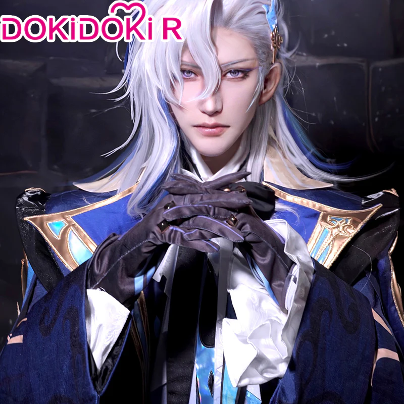 【In Stock】【Size S-2XL】DokiDoki-R Game Genshin Impact Cosplay Neuvillette Costume Fontaine - Image 4
