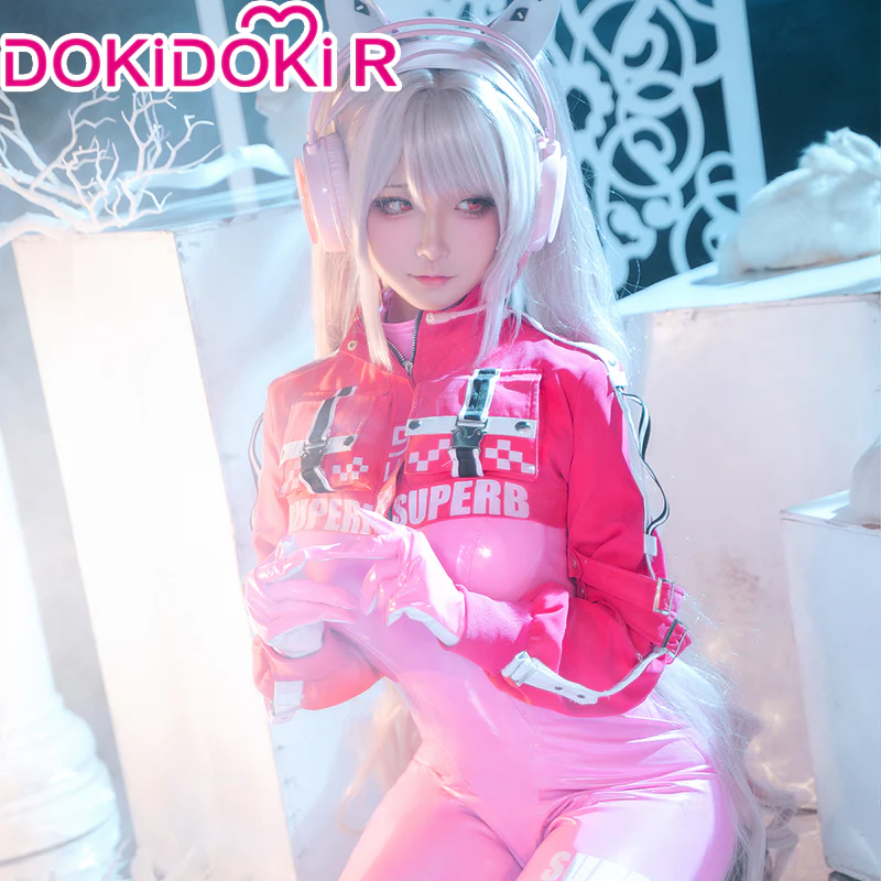 【Size S-2XL】【Headwear Included】DokiDoki-R Game Cosplay Costume - Image 3