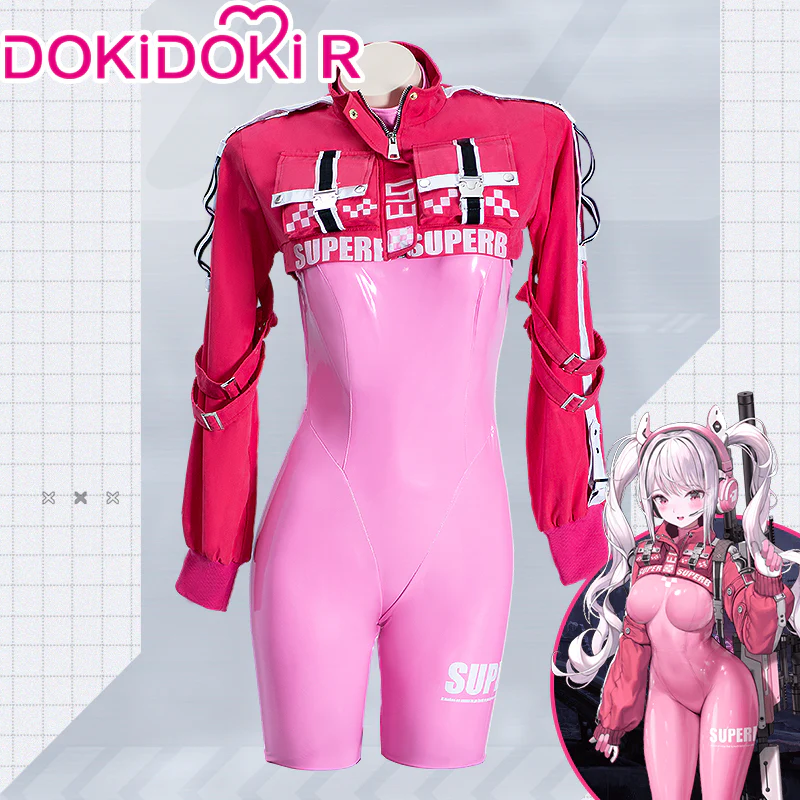 【Size S-2XL】【Headwear Included】DokiDoki-R Game Cosplay Costume - Image 4