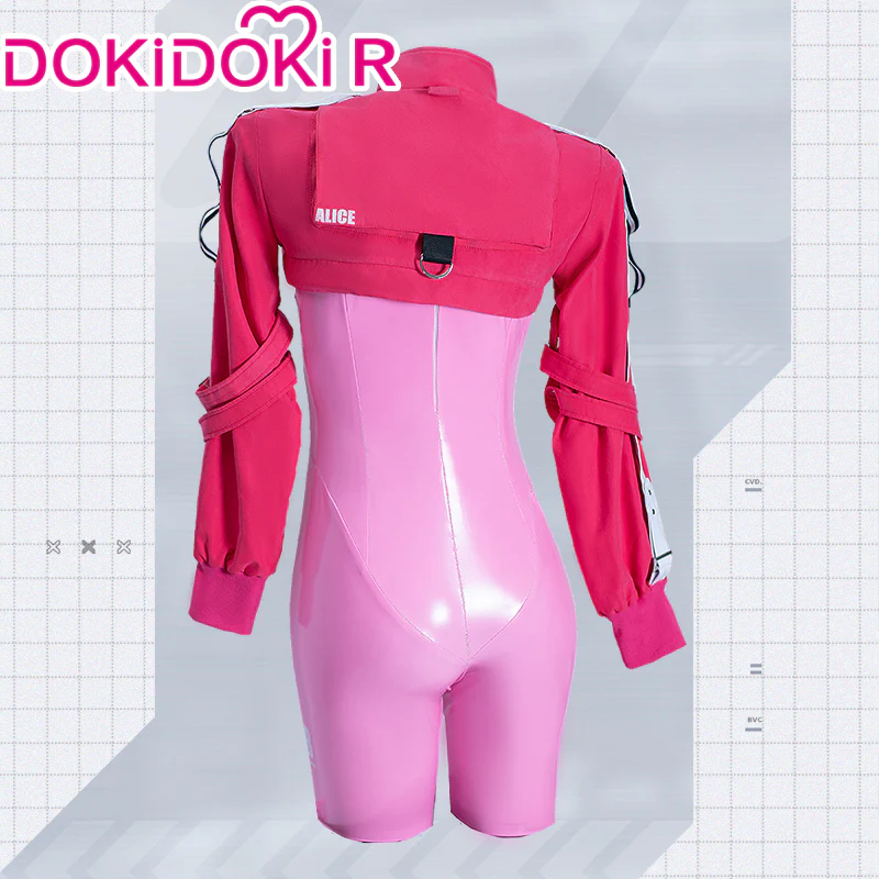 【Size S-2XL】【Headwear Included】DokiDoki-R Game Cosplay Costume - Image 5