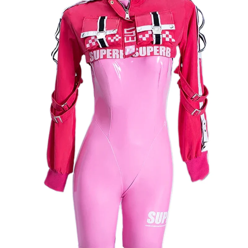 【Size S-2XL】【Headwear Included】DokiDoki-R Game Cosplay Costume - Image 6