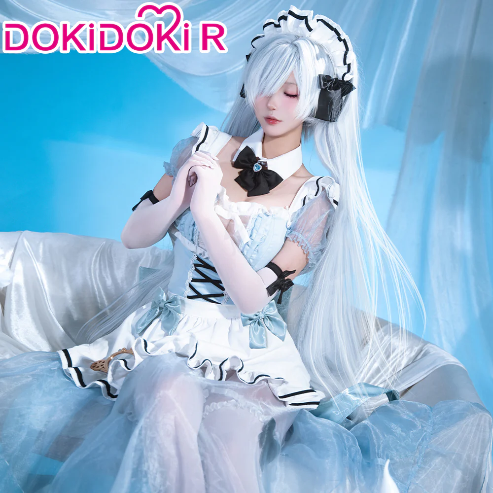 【Partially Ready For Ship】【Size S-2XL】DokiDoki-R Game Cosplay Cosplay Maid Costume - Image 3