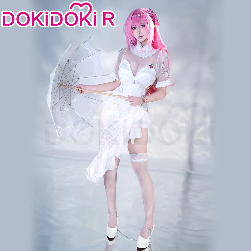 【Size S-2XL】DokiDoki-R Game Cosplay Costume Banquet in Peach Blossom Land Cheongsam - Image 3