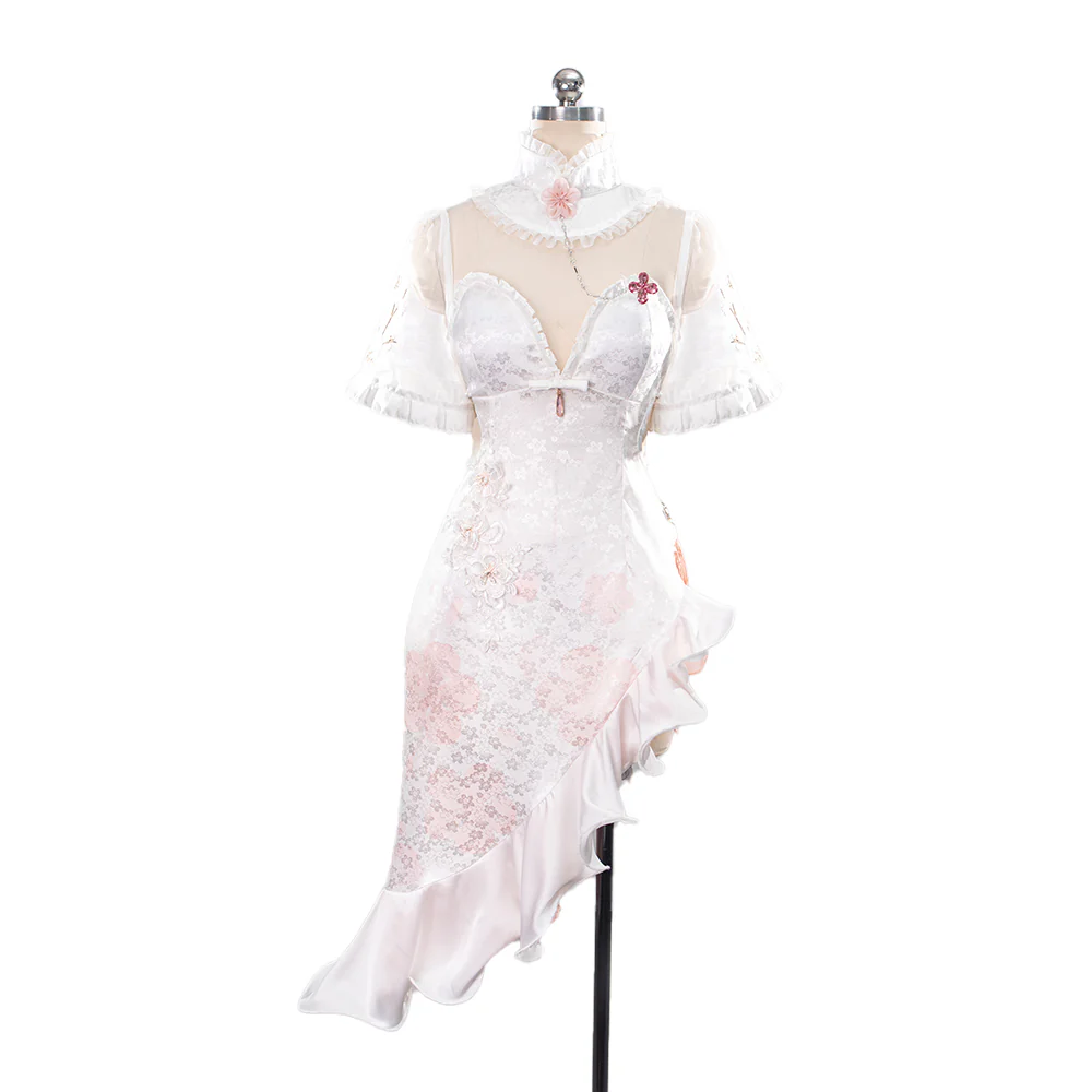 【Size S-2XL】DokiDoki-R Game Cosplay Costume Banquet in Peach Blossom Land Cheongsam - Image 4