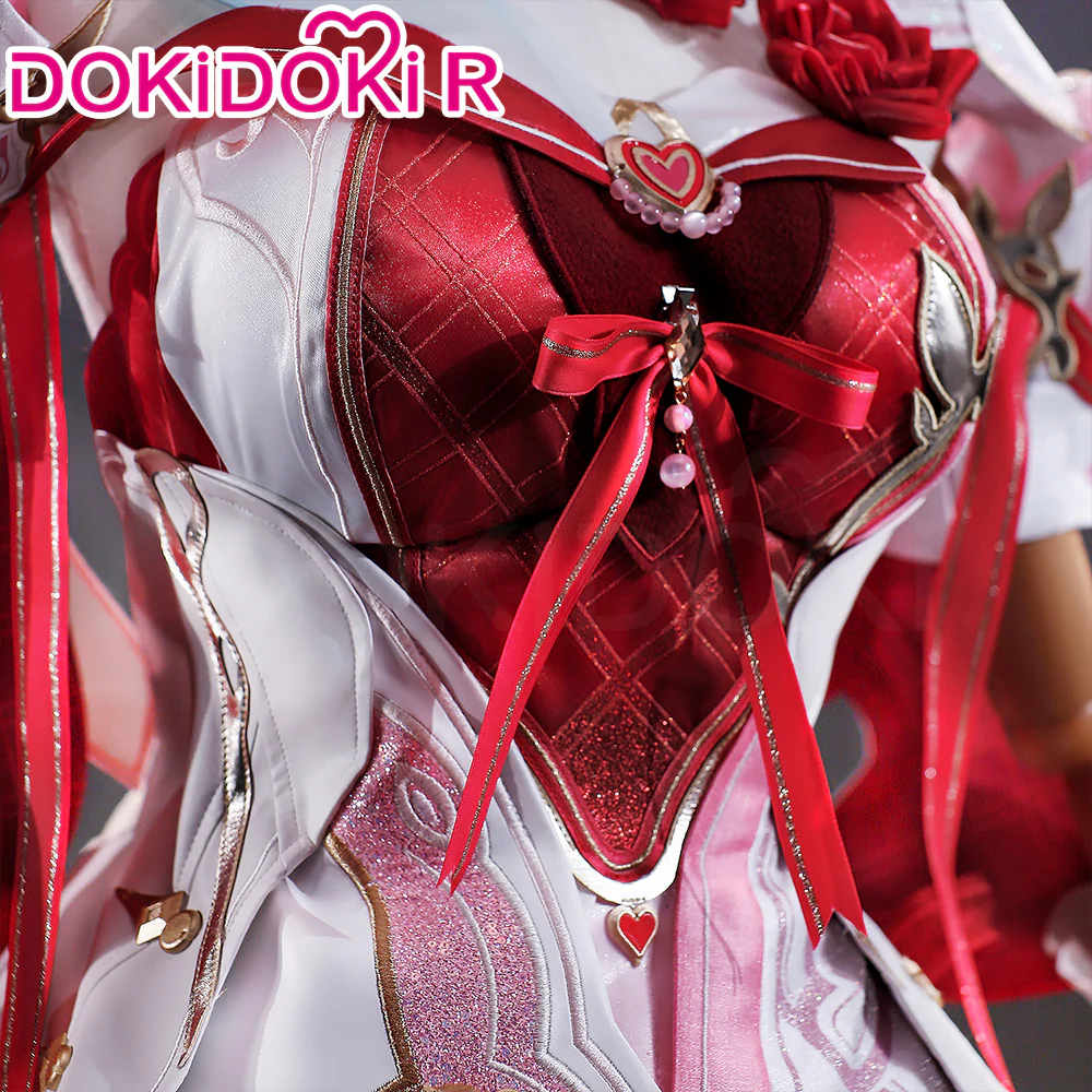 【Size S-2XL】DokiDoki-R Game Honkai Impact 3rd Cosplay Elysia Costume Messenger of Love - Image 2