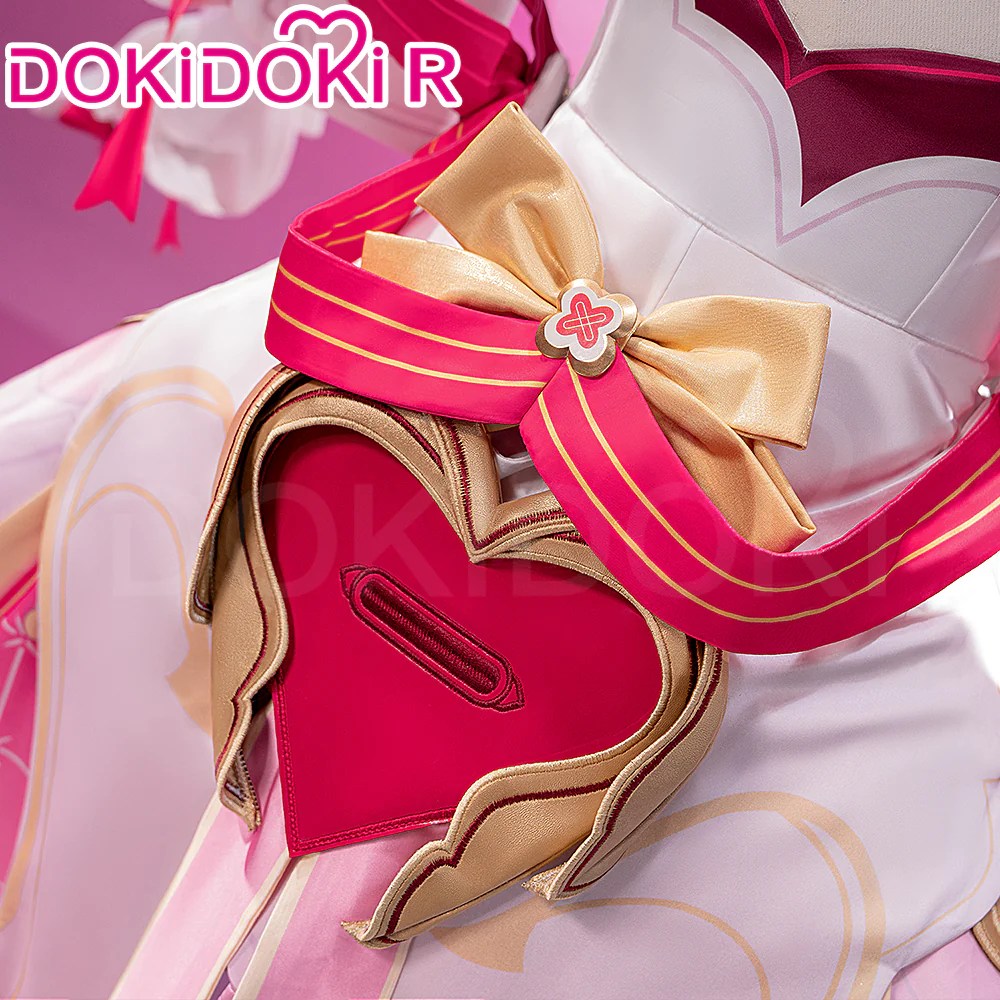 【Size S-2XL】DokiDoki-R Game Honkai Impact 3rd Cosplay Elysia Costume Hi Love Elf - Image 4