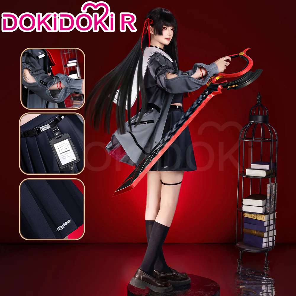 【Partially Ready For Ship】【Size S-2XL】DokiDoki-R Game Wuthering Waves Cosplay Chisa Costume
