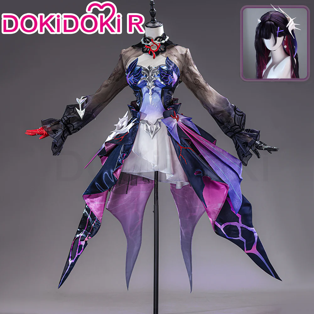 【Size S-2XL】DokiDoki-R Game Honkai: Star Rail Cosplay Hysilens Costume Helektra