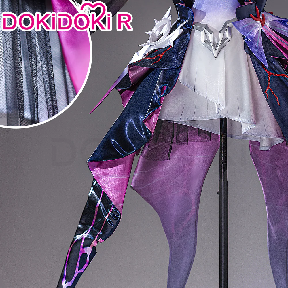 【Size S-2XL】DokiDoki-R Game Honkai: Star Rail Cosplay Hysilens Costume Helektra - Image 4