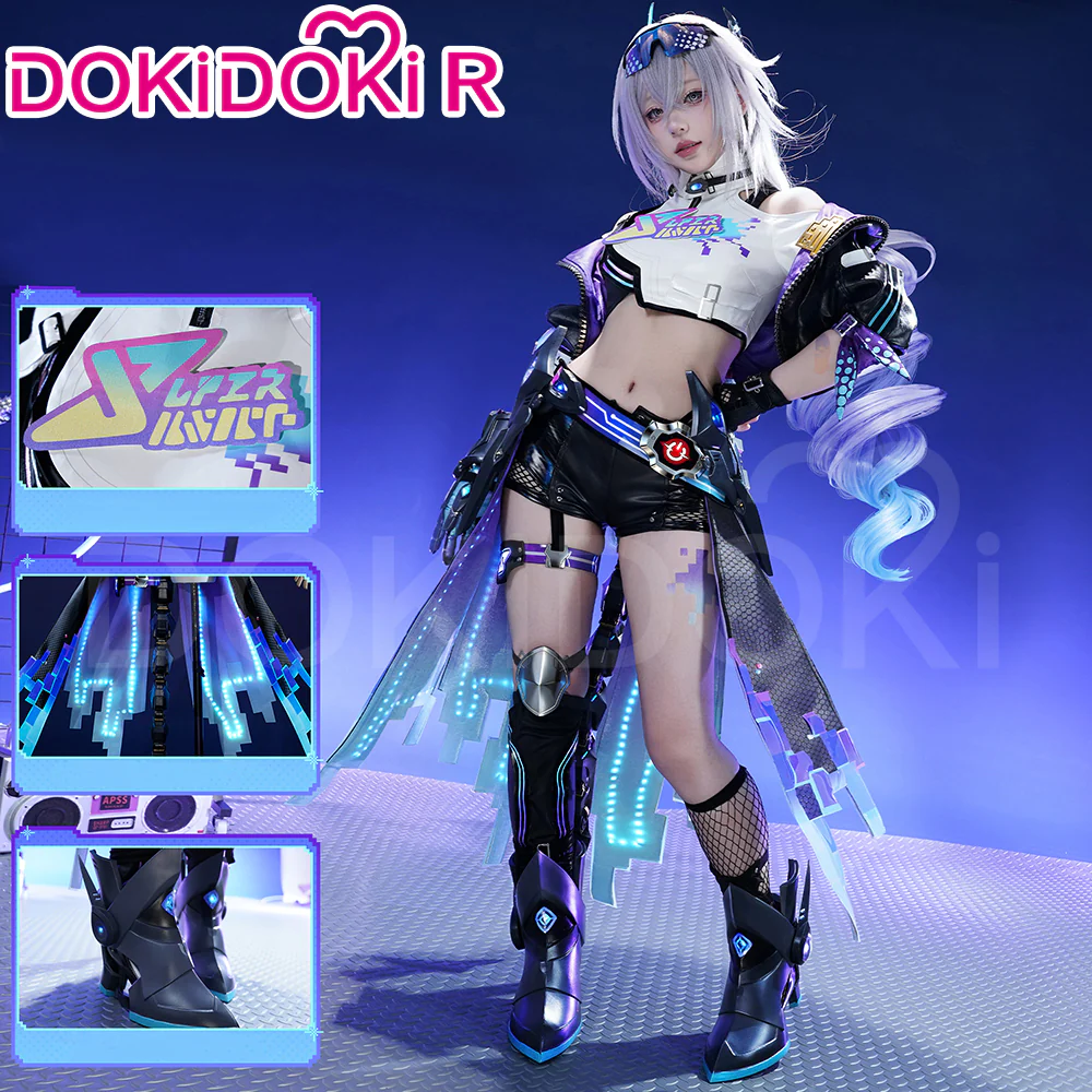 【Coming Soon】【Size S-2XL】 DokiDoki-R Honkai: Star Rail Cosplay Silver Wolf Costume Planarcadia
