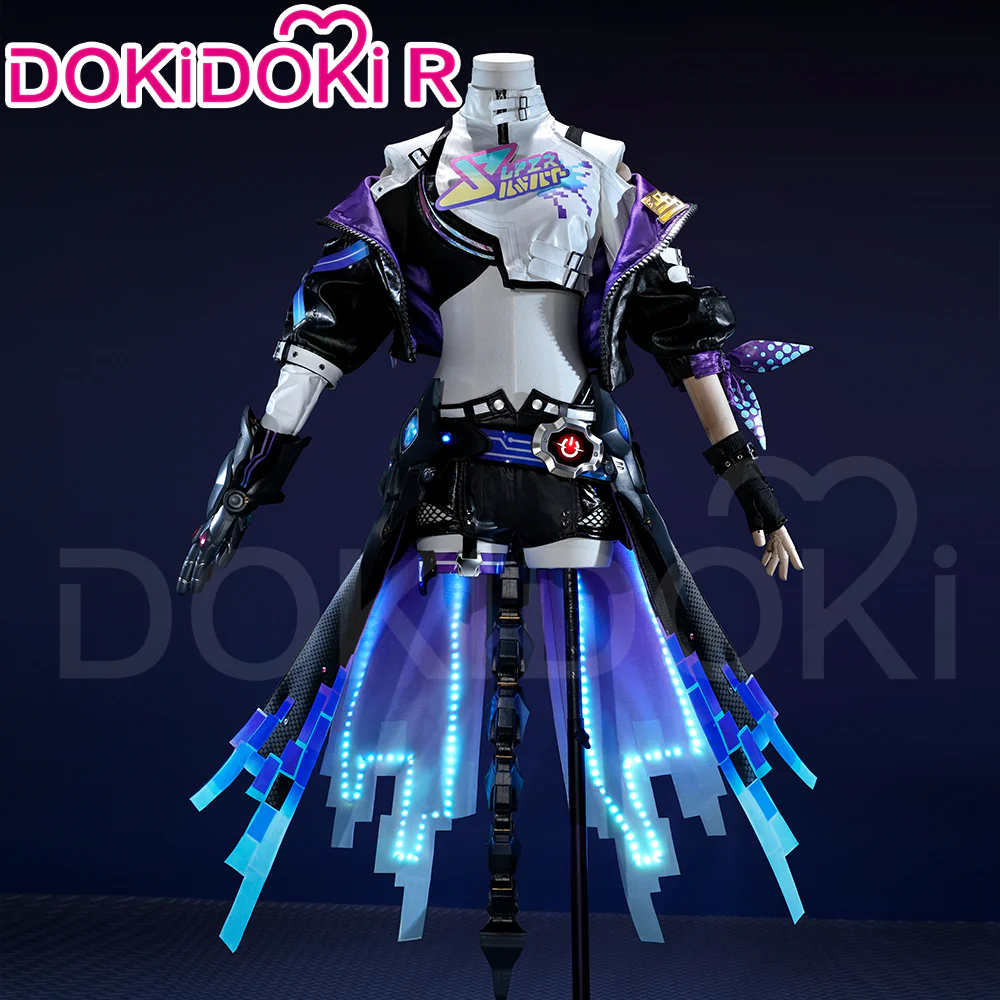 【Coming Soon】【Size S-2XL】 DokiDoki-R Honkai: Star Rail Cosplay Silver Wolf Costume Planarcadia - Image 4