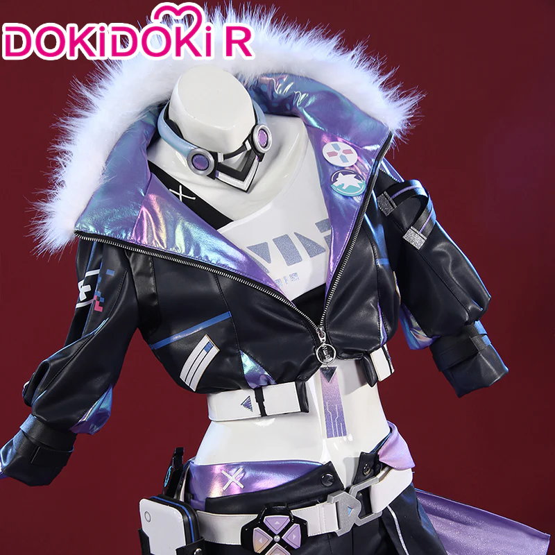 【Size S-2XL】DokiDoki-R Game Honkai: Star Rail Cosplay Silver Wolf Costume - Image 3