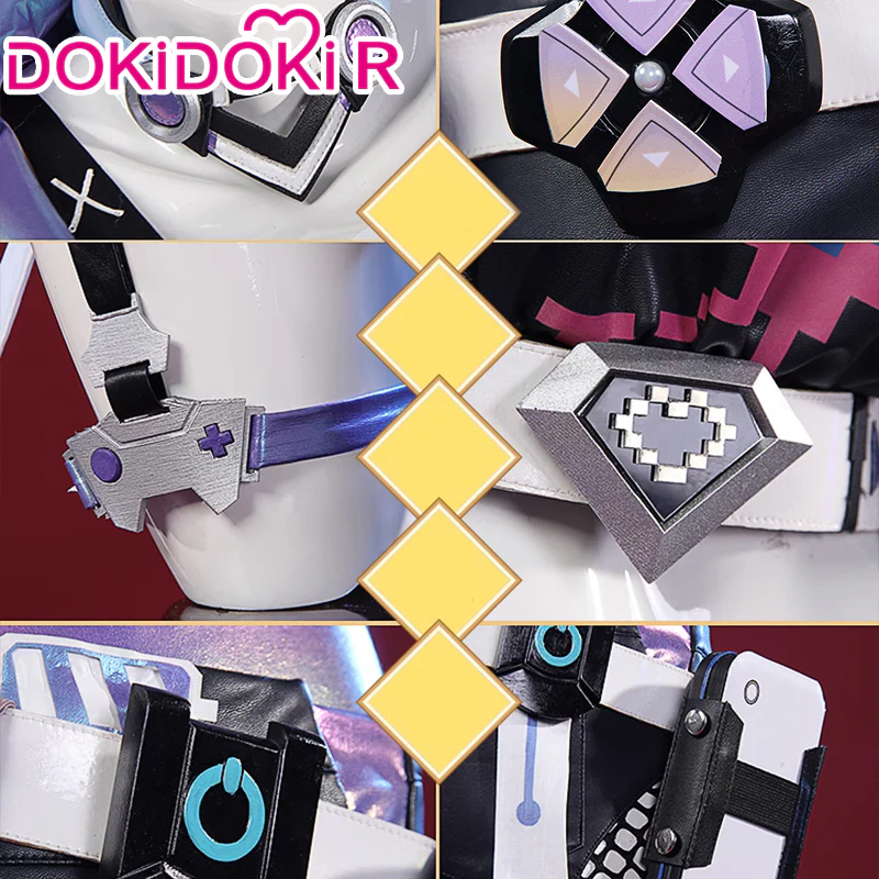 【Size S-2XL】DokiDoki-R Game Honkai: Star Rail Cosplay Silver Wolf Costume - Image 4