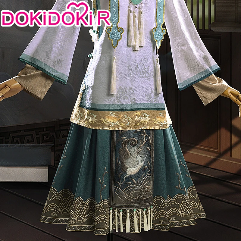 【Size S-2XL】DokiDoki-R Game Identity Ⅴ Cosplay Bai Ze Cosplay Costume Antiquarian Baize idv - Image 4