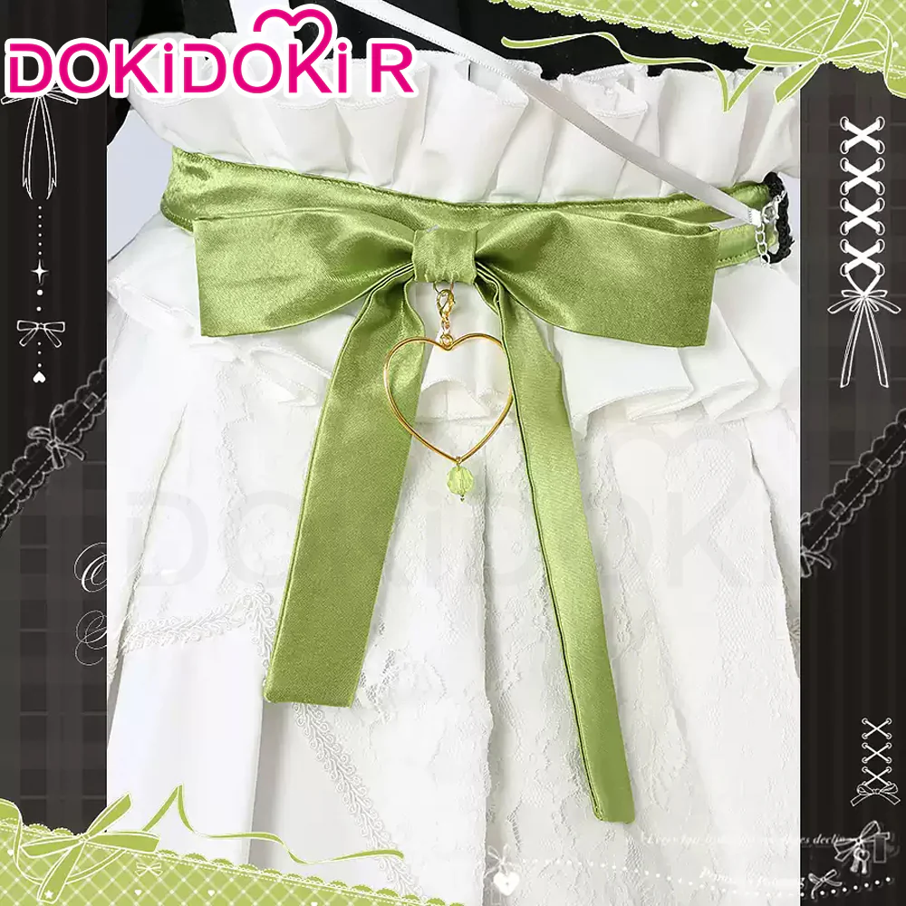 【Size XS-2XL】DokiDoki-R Game Nu: Carnival Cosplay Olivine Costume Maid - Image 3