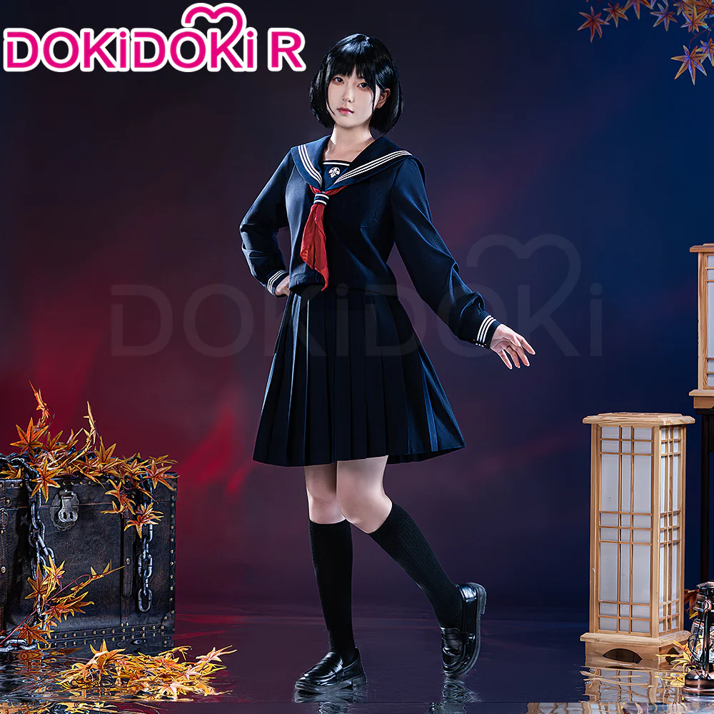【Ready For Ship】【Size S-2XL】DokiDoki-R Game Cosplay Costume Uniform Halloween - Image 3