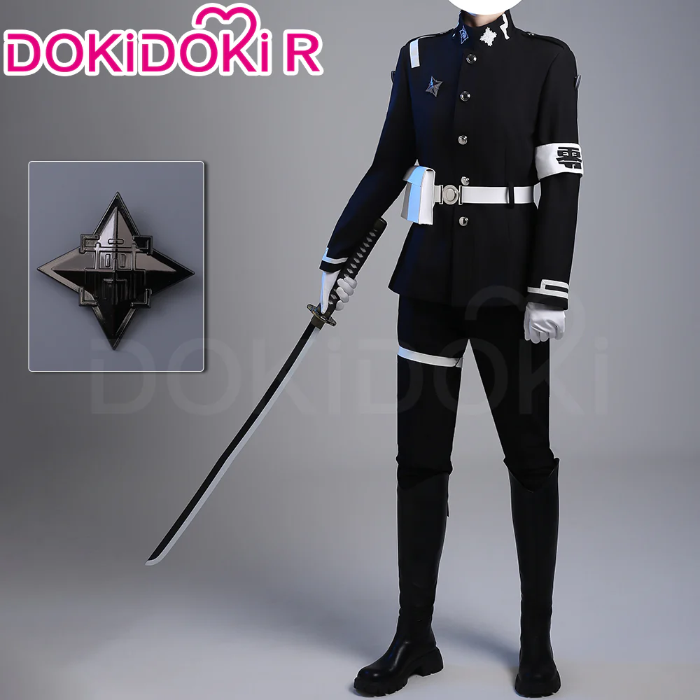【Size S-2XL】DokiDoki-R Game The Hundred Line Last Defense Academy Cosplay Sumino Takumi Costume Uniform - Image 2