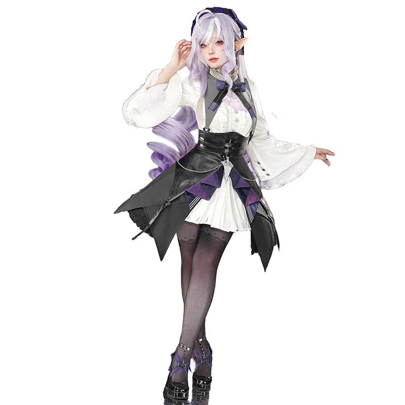 【Size S-2XL】Dokidoki-R Game Zenless Zone Zero Cosplay Vivian Banshee Costume Vampire Girl ZZZ - Image 6