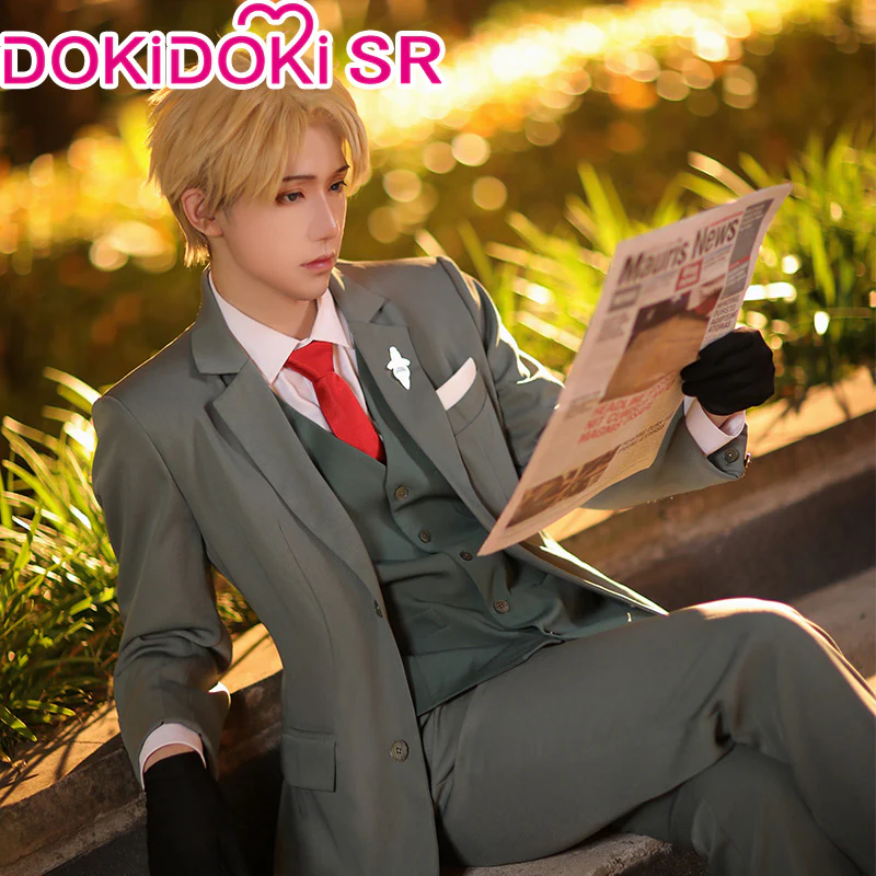 【Ready For Ship】【Size S-2XL】DokiDoki-SR Anime Cosplay Dad  Costume Green Suit - Image 2