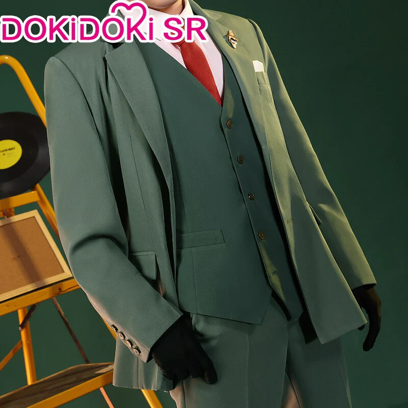 【Ready For Ship】【Size S-2XL】DokiDoki-SR Anime Cosplay Dad  Costume Green Suit - Image 3