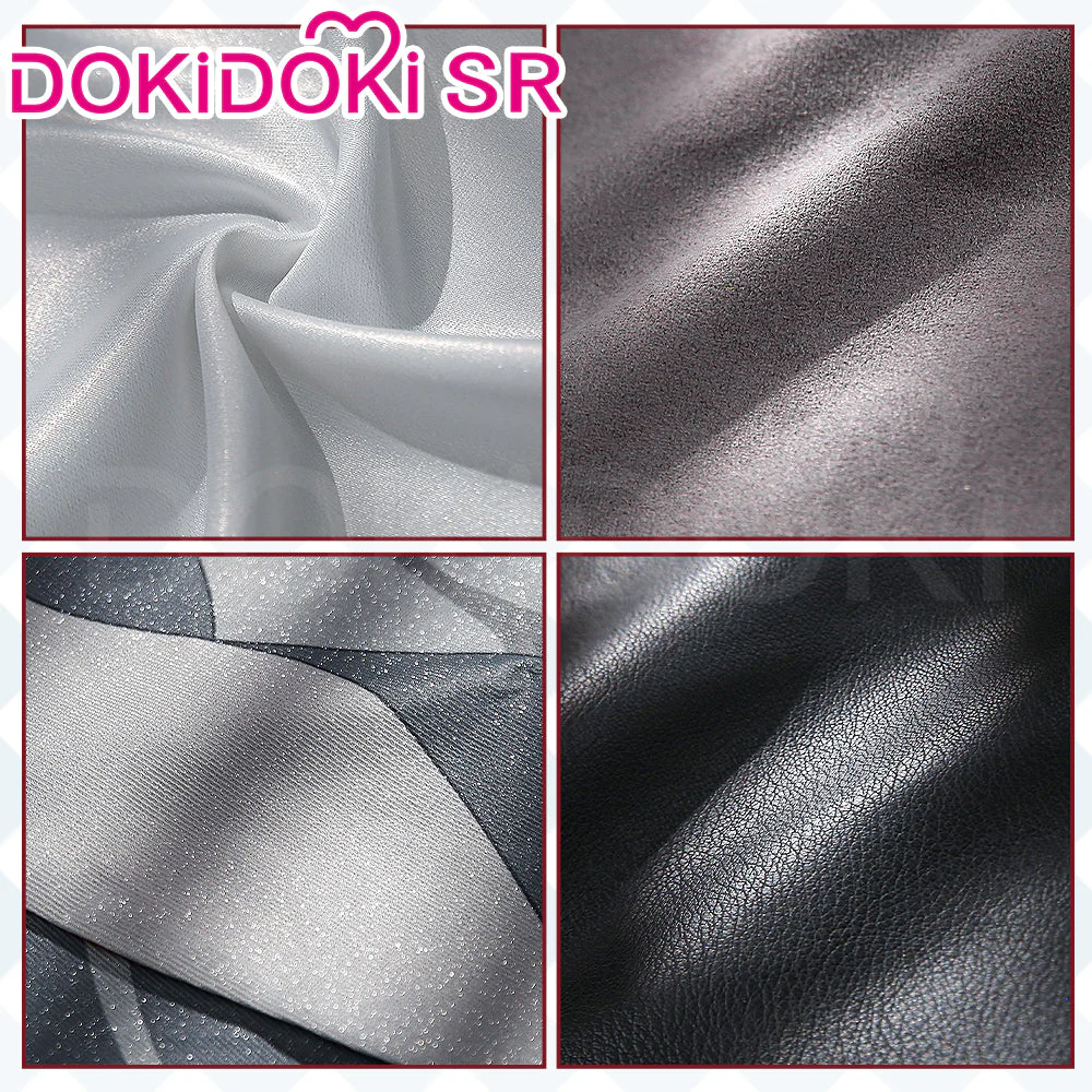 【US/EU LOCAL SHIPPING 】【Size S-2XL】DokiDoki-SR Game Genshin Impact Fontaine Fatui Harbinger Cosplay The Knave Arlecchino Costume / Wig - Image 5