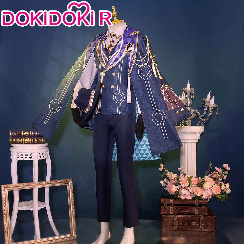 【Size S-2XL】DokiDoki-R Game Honkai: Star Rail Cosplay Aventurine Costume Shajin The Ten Stonehearts Sha Jin - Image 3