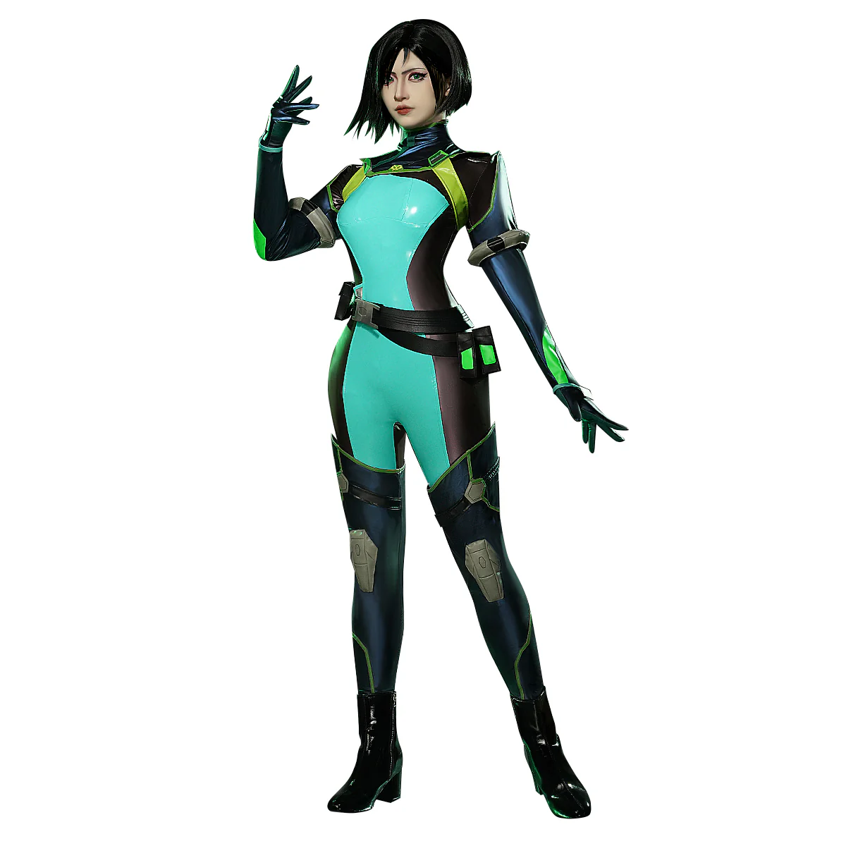 【Ready For Ship】【Last Batch】【Size S-2XL】DokiDoki-SR Game Valorant Cosplay Viper Sabine Callas Costume - Image 7