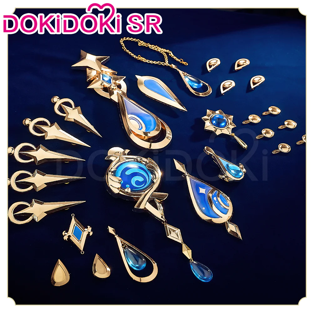 【US/EU LOCAL SHIPPING】【Size S-2XL】DokiDoki-SR Game Genshin Impact Cosplay Fontaine Furina Costume Dark Furina Focalors - Image 12