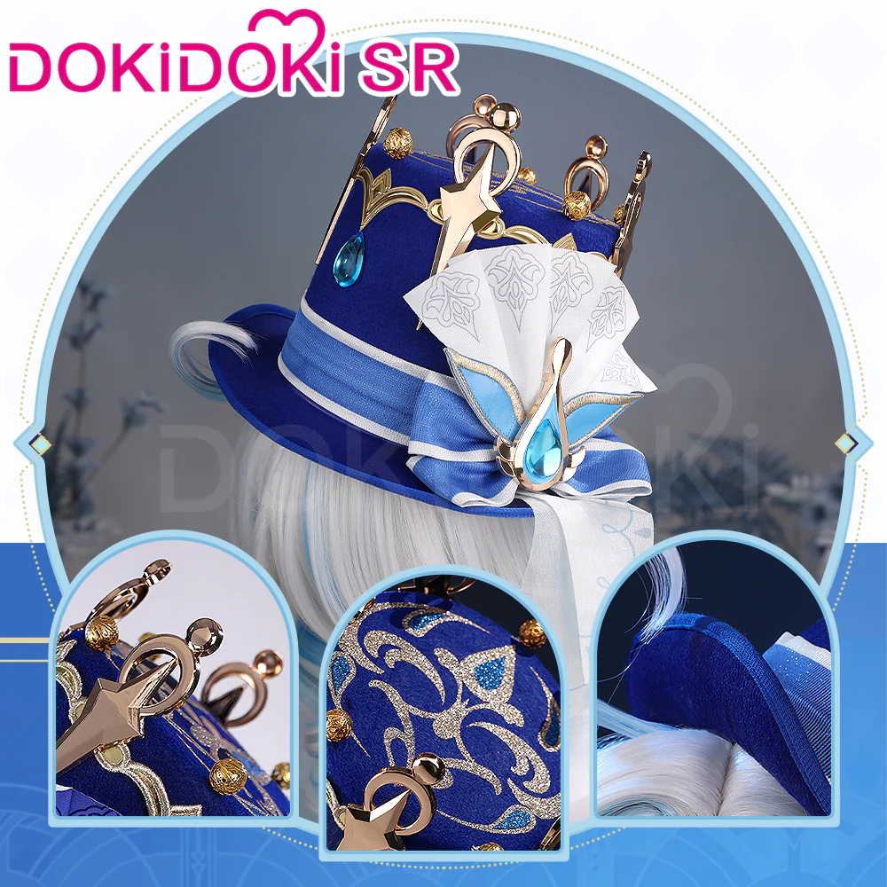【US/EU LOCAL SHIPPING】【Size S-2XL】DokiDoki-SR Game Genshin Impact Cosplay Fontaine Furina Costume Dark Furina Focalors - Image 5