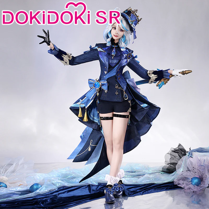 【US/EU LOCAL SHIPPING】【Size S-2XL】DokiDoki-SR Game Genshin Impact Cosplay Fontaine Furina Costume Dark Furina Focalors - Image 6