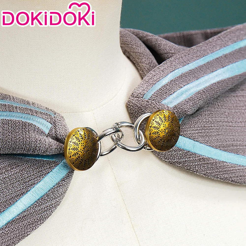 【Ready For Ship】【Last Batch】【Size S-3XL】DokiDoki Game Cosplay Costume Grey Cape Cloak - Image 4