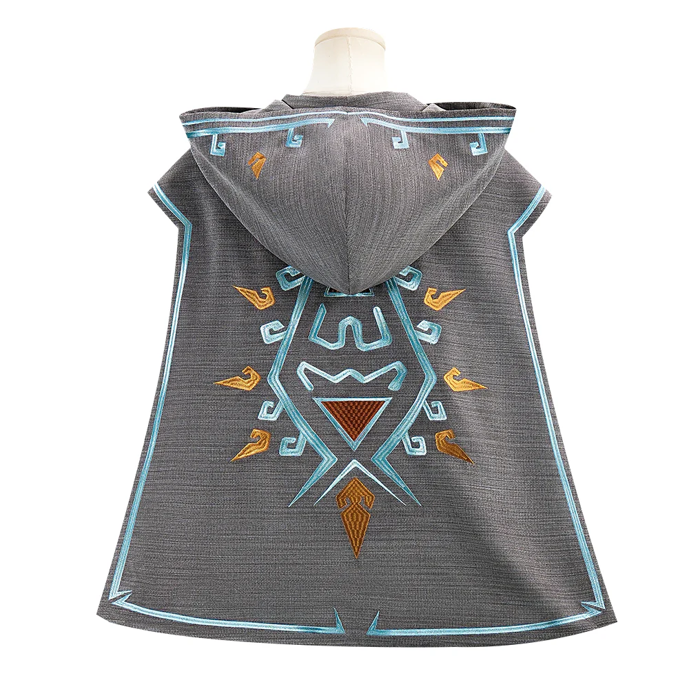 【Ready For Ship】【Last Batch】【Size S-3XL】DokiDoki Game Cosplay Costume Grey Cape Cloak - Image 5