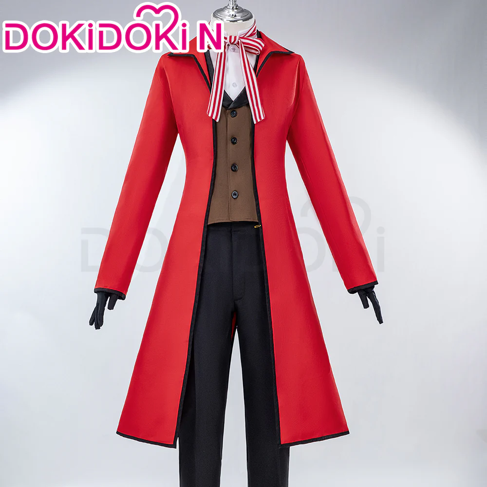 【Size S-3XL】DokiDoki-N Anime Black Butler Cosplay Grell Sutcliff Costume Kuroshitsuji