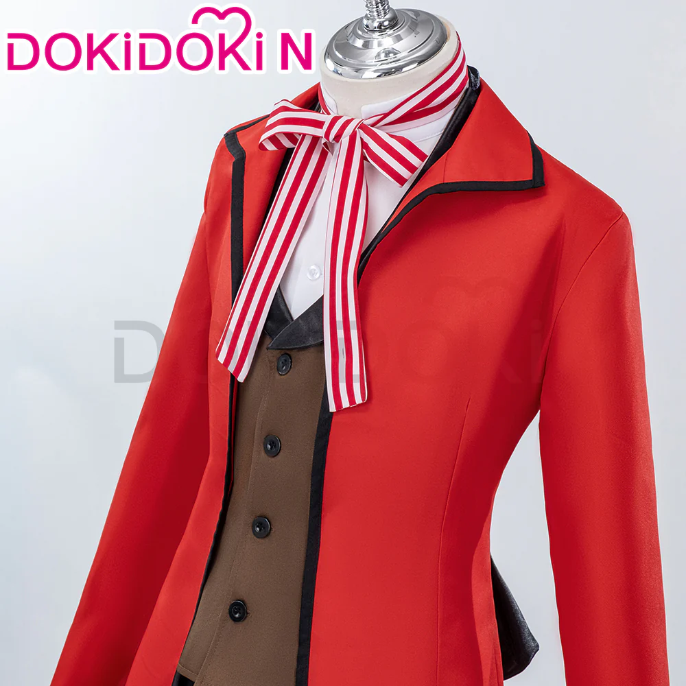 【Size S-3XL】DokiDoki-N Anime Black Butler Cosplay Grell Sutcliff Costume Kuroshitsuji - Image 3
