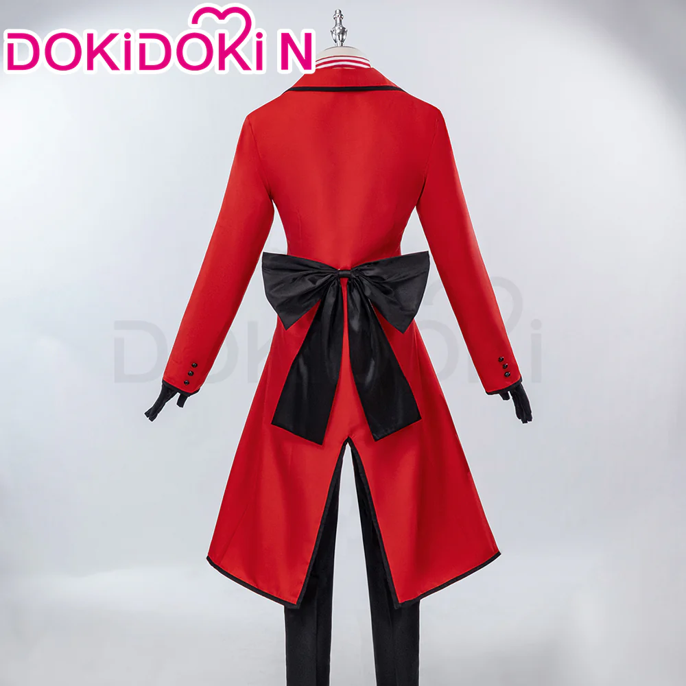 【Size S-3XL】DokiDoki-N Anime Black Butler Cosplay Grell Sutcliff Costume Kuroshitsuji - Image 4