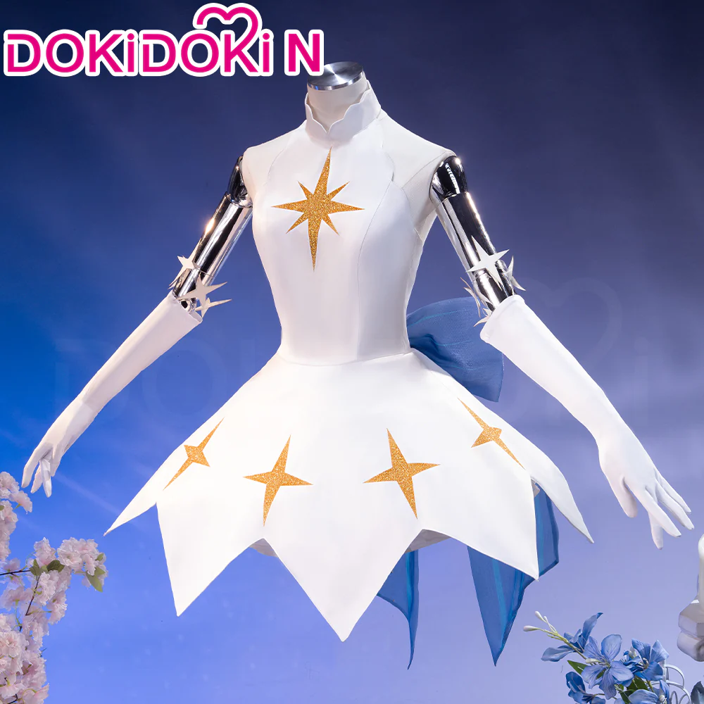 【Size S-3XL】DokiDoki-N Anime Cosplay Ballet Costume White Star Dress