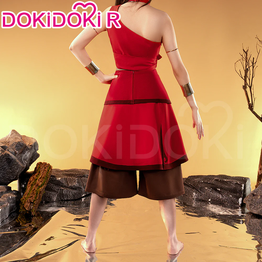 【Ready For Ship】【Last Batch】【Size S-3XL】DokiDoki-R Anime Avatar:The Last Airbender Cosplay Katara Costume Fire Nation - Image 3