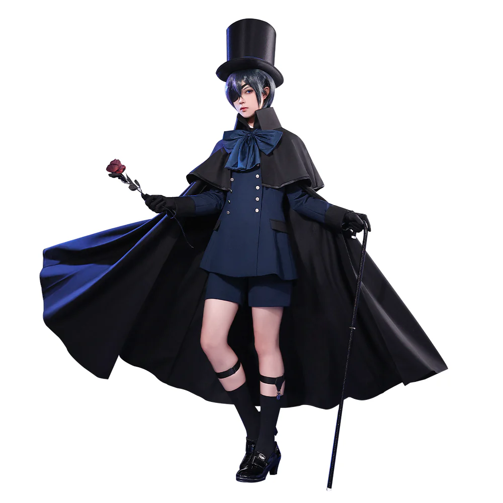 【Partially Ready For Ship】【Size S-3XL】DokiDoki-SR Anime Black Butler Cosplay Ciel Phantomhive Costume - Image 5