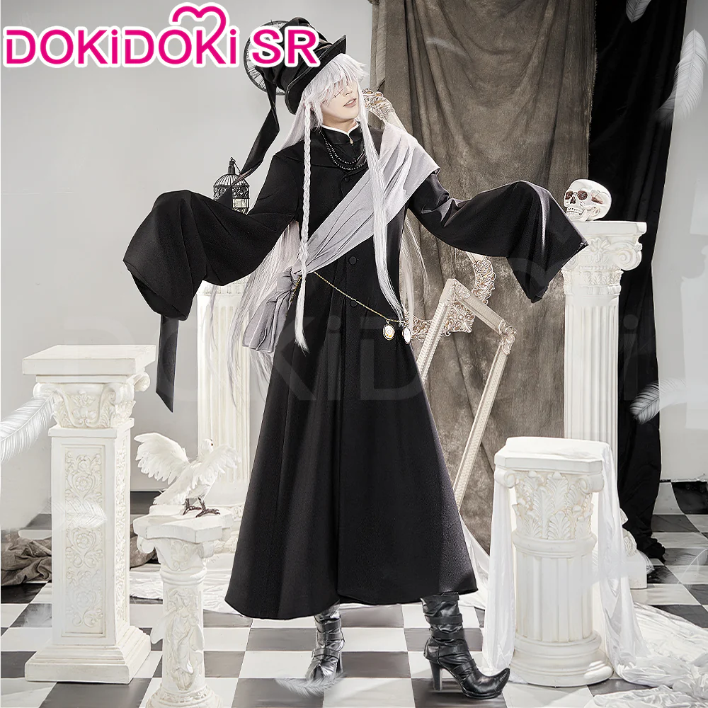 【Size S-3XL】DokiDoki-SR Anime Black Butler Cosplay Under Taker Costume Undertaker - Image 2
