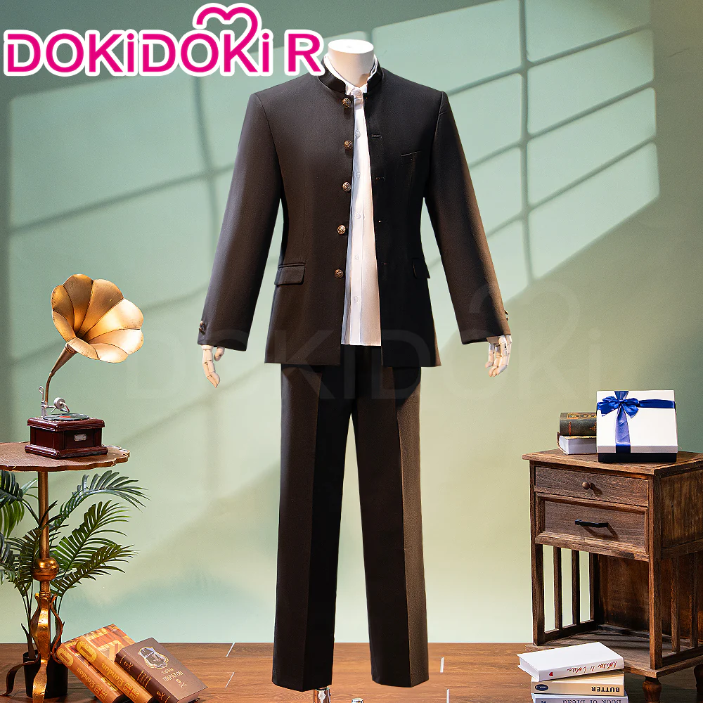【In Stock】【Size S-3XL】DokiDoki-R Anime Cosplay High Uniform DK Black Uniform Male - Image 2