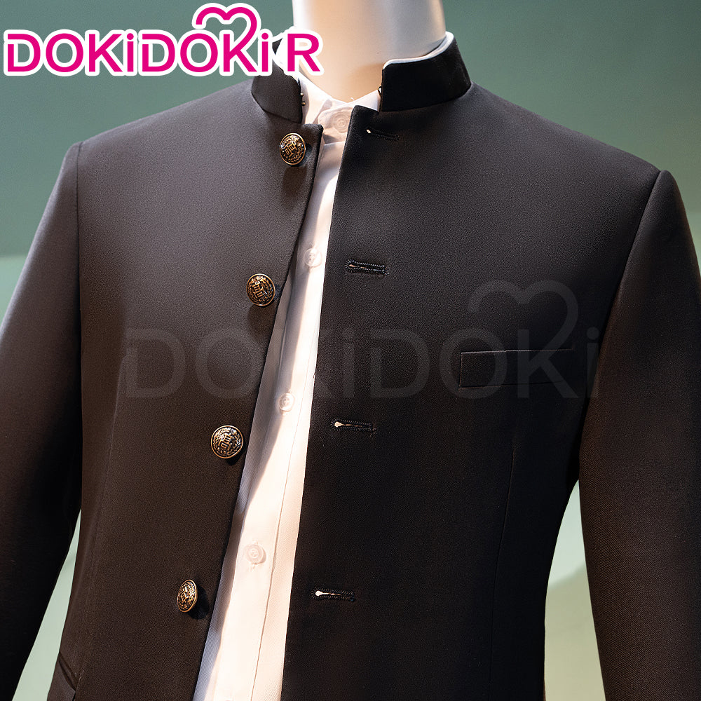 【In Stock】【Size S-3XL】DokiDoki-R Anime Cosplay High Uniform DK Black Uniform Male - Image 4