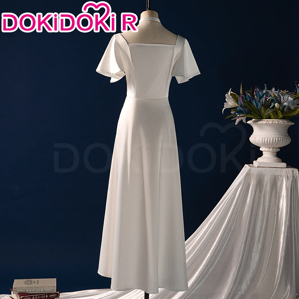 【Ready For Ship】【Size S-3XL】【Last Batch】DokiDoki-R Anime Cosplay Friierern Costume White Dress Party Gown - Image 2