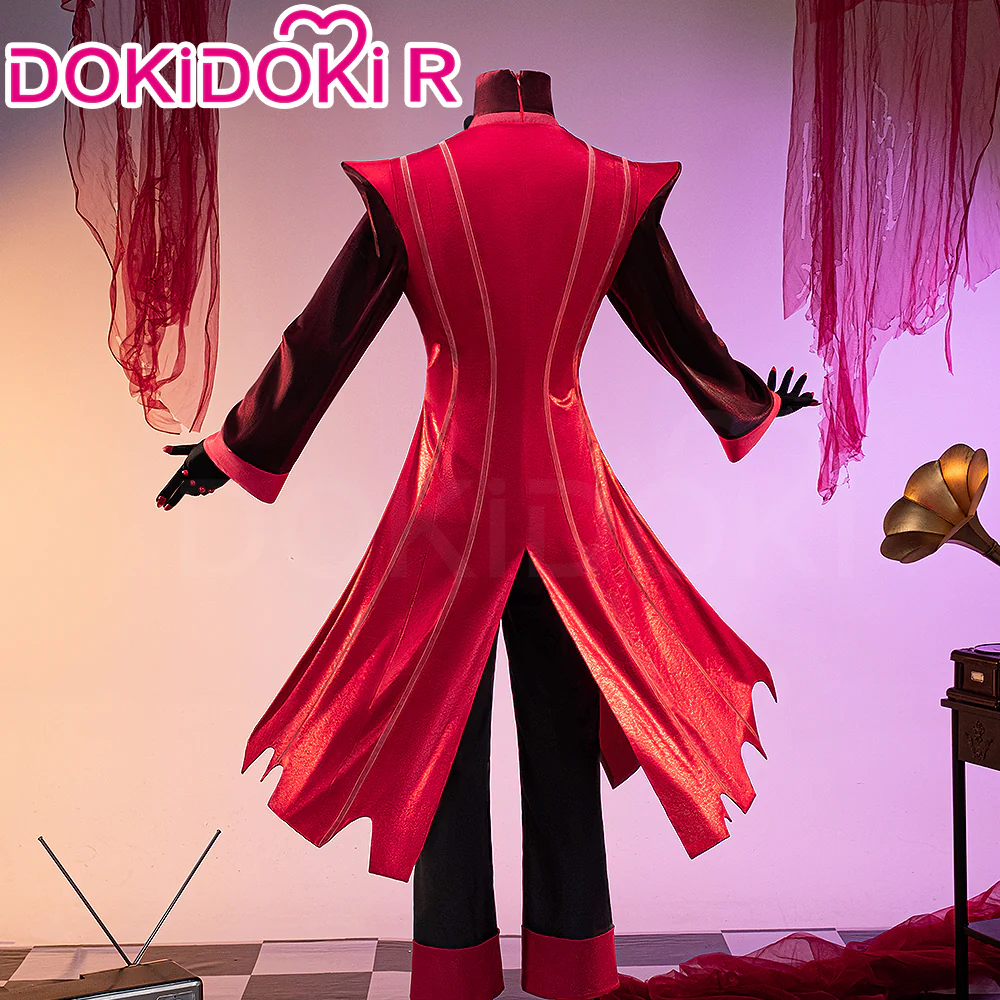 【Ready For Ship】【Size S-3XL】DokiDoki-R Anime Hell Hotel Cosplay Costume Demon Red Suit - Image 2