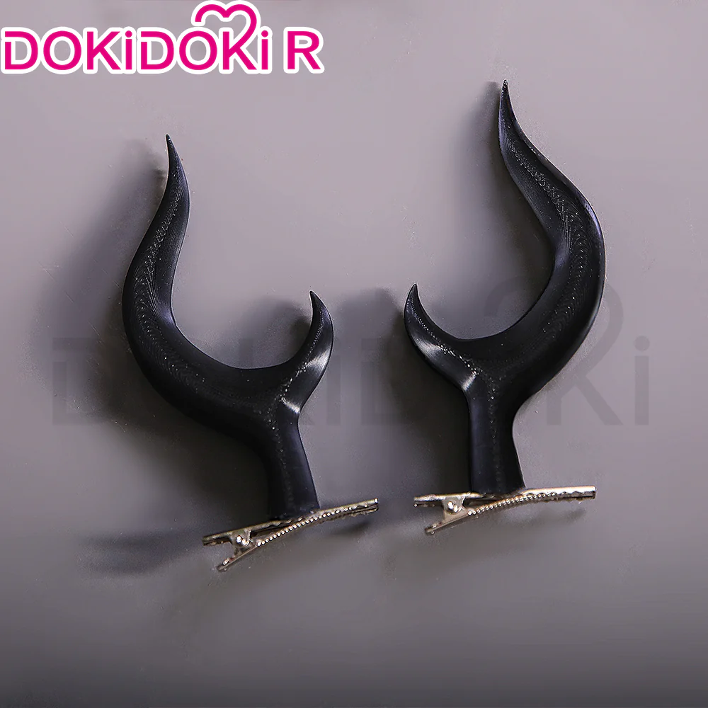 【Size S-3XL】DokiDoki-R Anime Hell Hotel Cosplay Costume Demon Velvet Pink Suit 2nd Season - Image 5