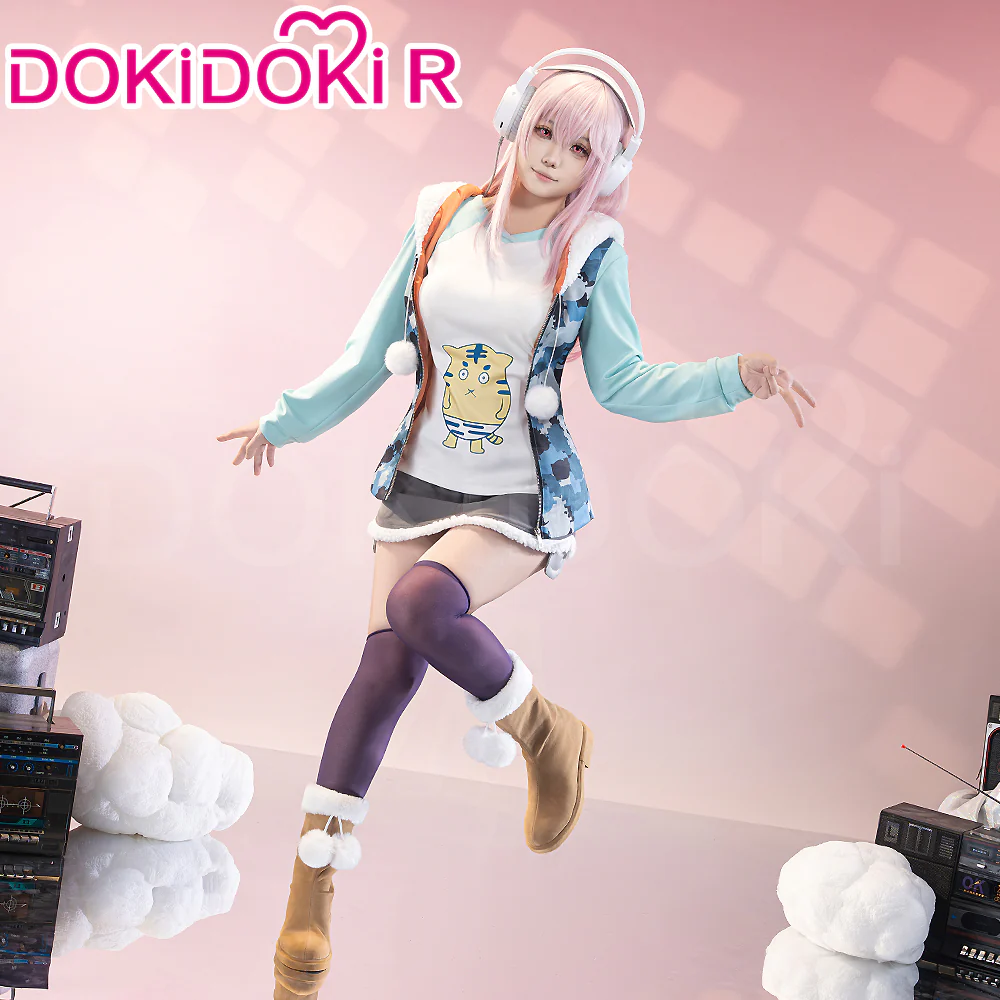【Size S-3XL】DokiDoki-R Anime Super Sonico Cosplay Sonico Costume - Image 2