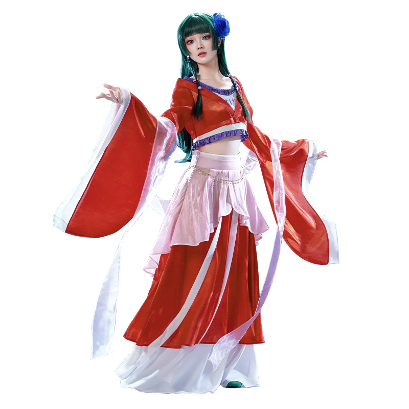 【Partial Ready For Ship】【Size XS-3XL】DokiDoki-SR Anime The Apothecary Diaries Cosplay Maomao Costume Mao Mao Dancing In The Moonlight Dance - Image 6