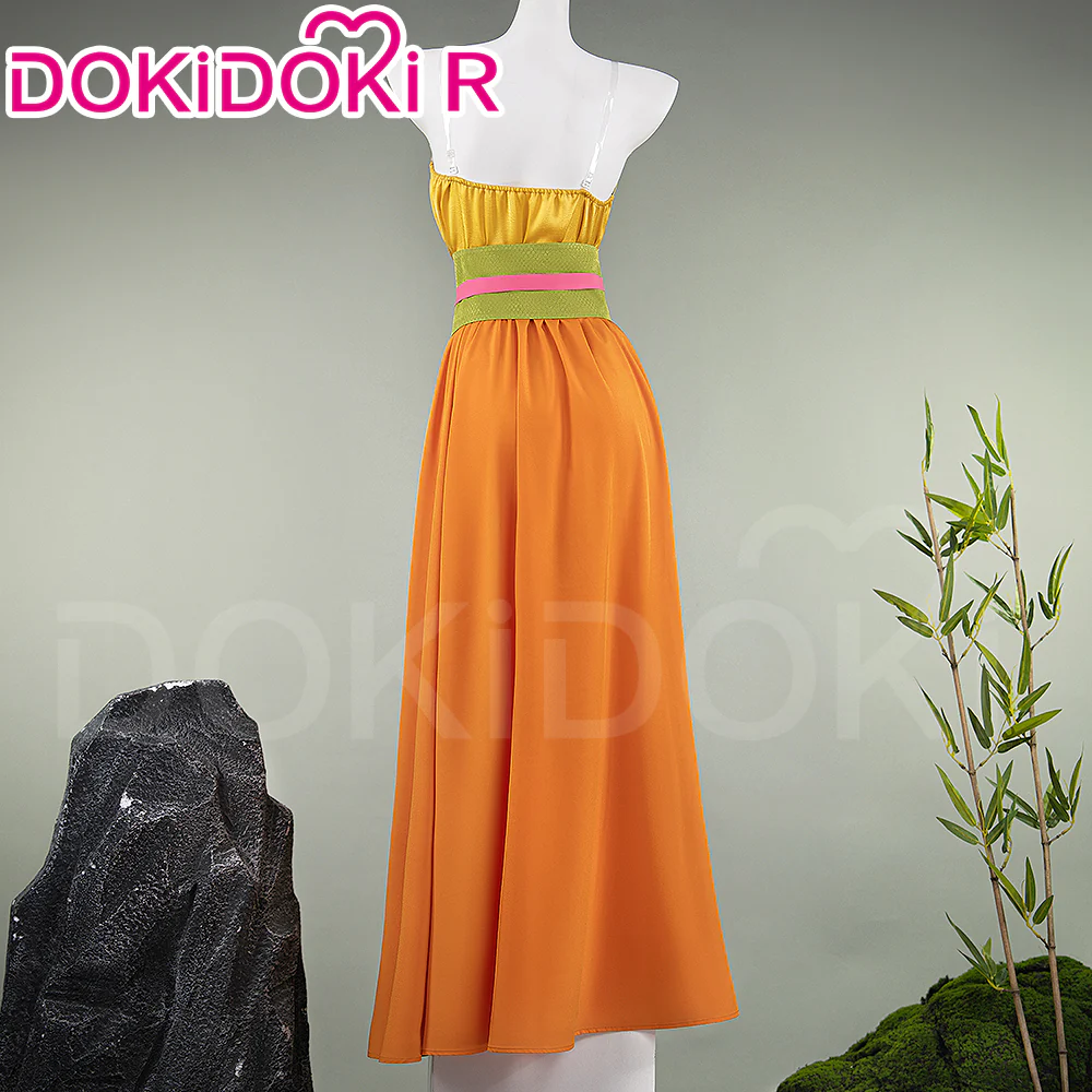 【 Ready For Ship】【Size S-3XL】【Last Batch】DokiDoki-R Anime The Apothecary Diaries Cosplay Maomao Costume Yellow Dress Mao Mao Verdigris House - Image 3